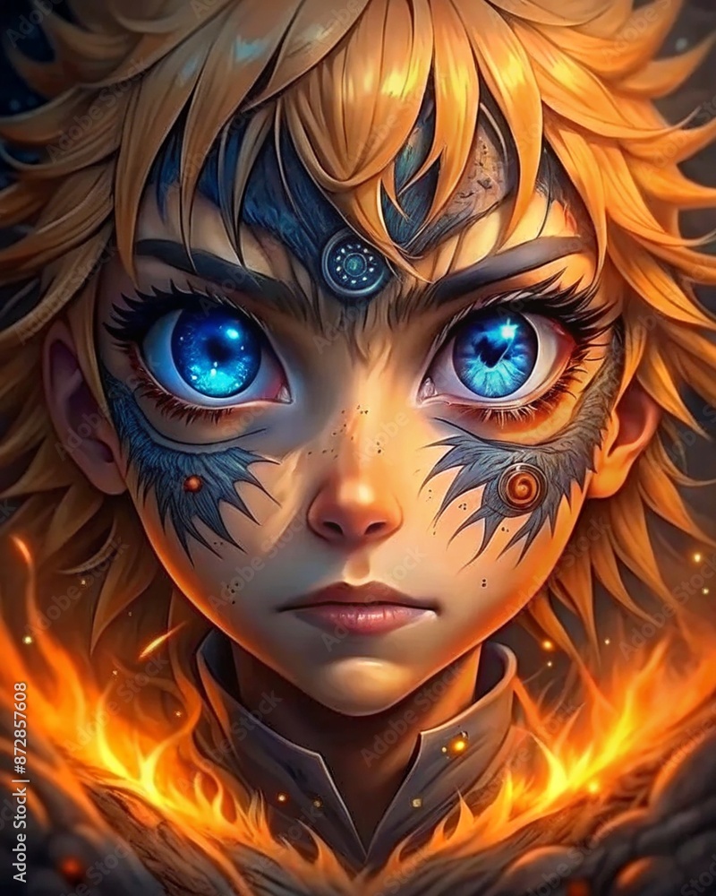 portrait of an autumn girl, face - a cute red-haired girl with big, clear eyes illuminated by rays of light on the background portrait of an autumn girl, face - a cute red-haired girl with big, clear eyes illuminated by rays of light on the background