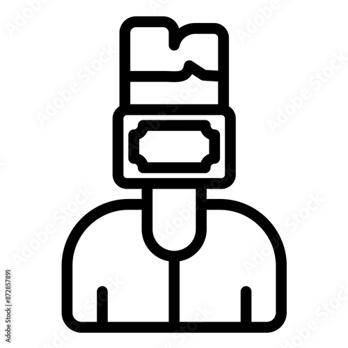 Hush Money vector icon illustration of Corruption iconset.