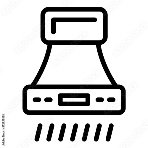 Fume Hood vector icon illustration of Lab iconset.