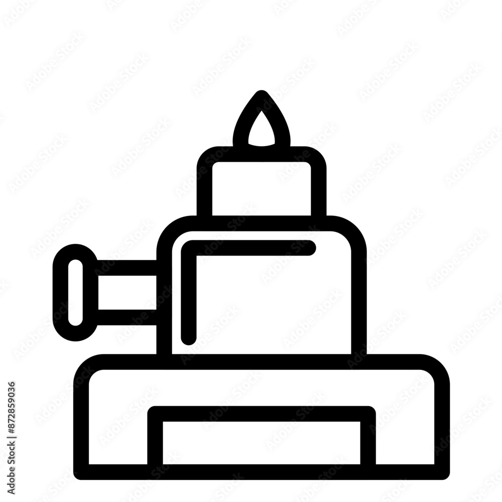 Burner vector icon illustration of Lab iconset. Burner vector icon illustration of Lab iconset.