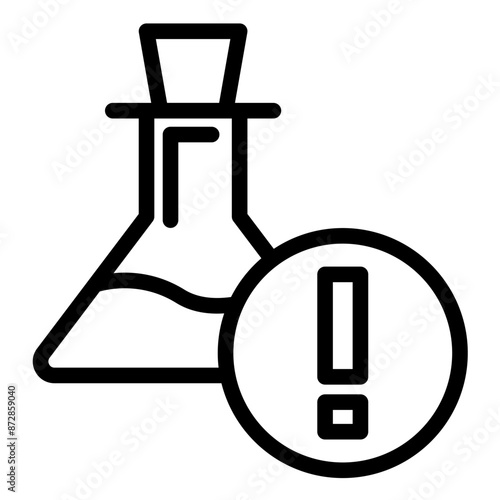 Dangerous vector icon illustration of Lab iconset.