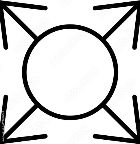 Scaling vector icon illustration of Business Analytics iconset.