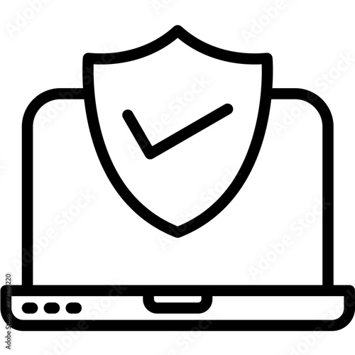 Network Authentication vector icon illustration of Networking iconset.
