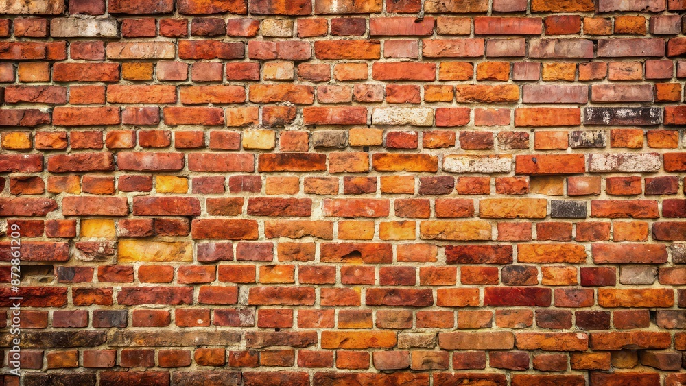 Old brick wall with weathered and worn red bricks , vintage, aged, texture, rough, rustic, masonry, architecture Old brick wall with weathered and worn red bricks , vintage, aged, texture, rough, rustic, masonry, architecture