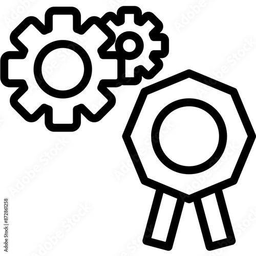 Quality Management vector icon illustration of Quality Assurance iconset.