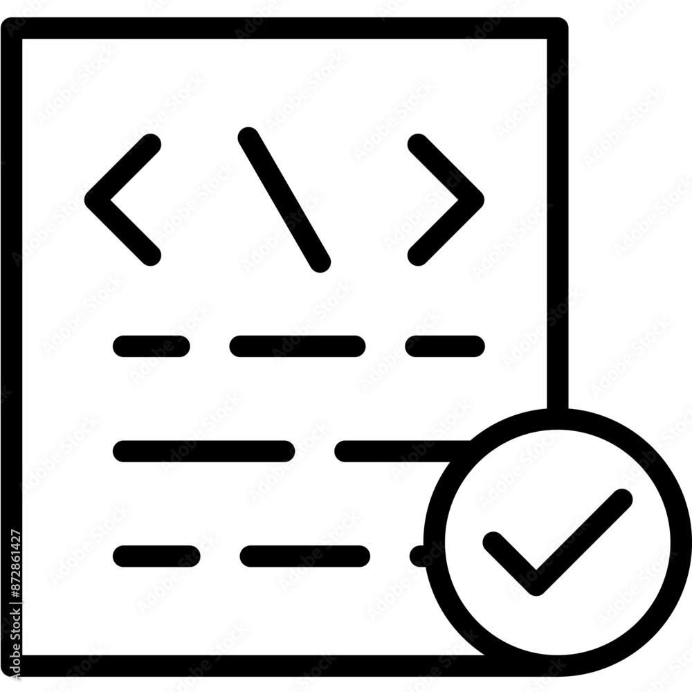 Validation vector icon illustration of Quality Assurance iconset. Validation vector icon illustration of Quality Assurance iconset.