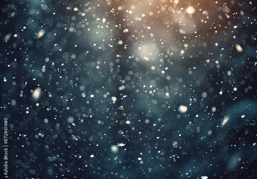 Falling Snow Texture On Dark Background Falling Snow Texture On Dark Background