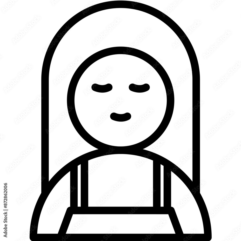 Nanny vector icon illustration of Cleaning and Dusting iconset. Nanny vector icon illustration of Cleaning and Dusting iconset.
