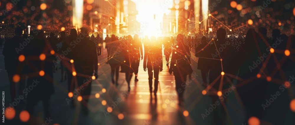 Managing human resources. Business network concept. Managing human resources. Business network concept.