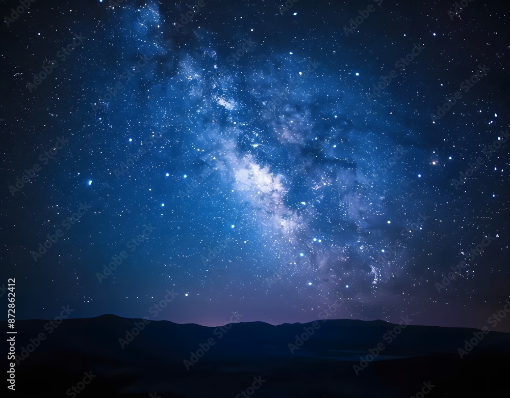 Milky Way Galaxy Night Sky Stars Milky Way Galaxy Night Sky Stars