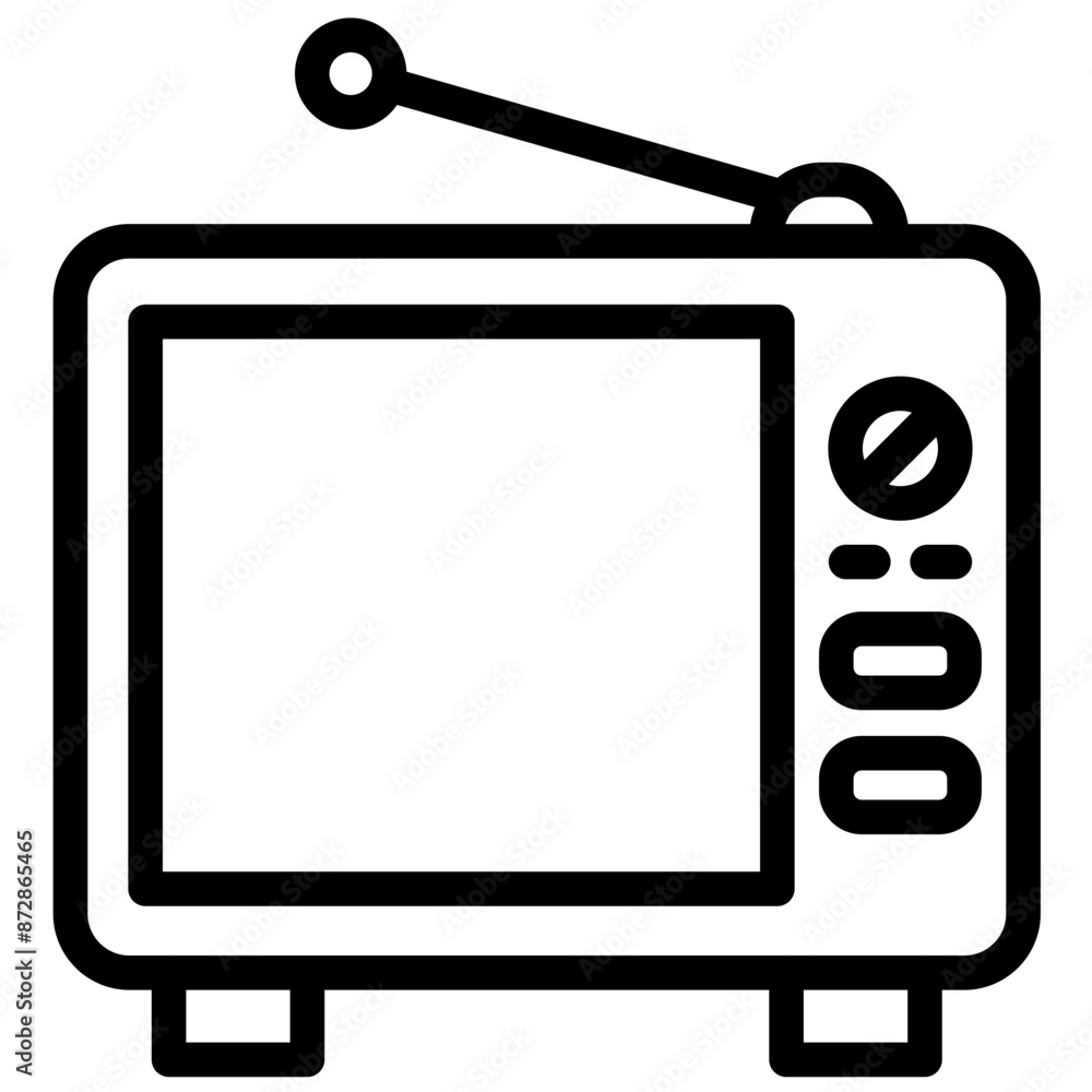 Television vector icon illustration of Generation Gap iconset. Television vector icon illustration of Generation Gap iconset.