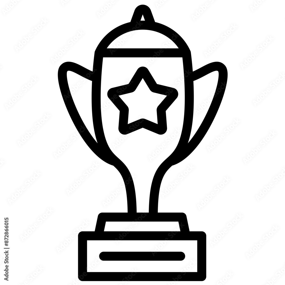 Trophy vector icon illustration of Award Events iconset. Trophy vector icon illustration of Award Events iconset.