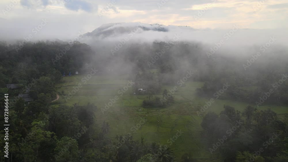 The aerial view of the Hill Country Region in Sri Lanka The aerial view of the Hill Country Region in Sri Lanka