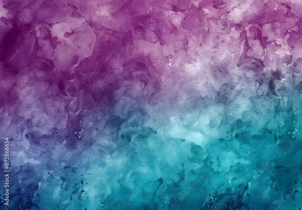 Abstract Watercolor Background with Purple Teal Gradient Abstract Watercolor Background with Purple Teal Gradient