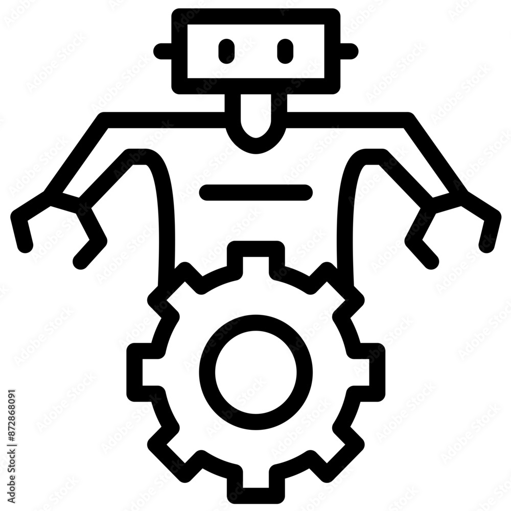 Engineering vector icon illustration of Robotics iconset. Engineering vector icon illustration of Robotics iconset.