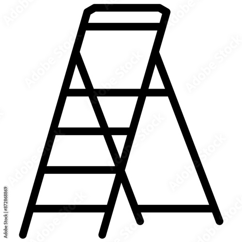Ladder vector icon illustration of Achievements iconset.