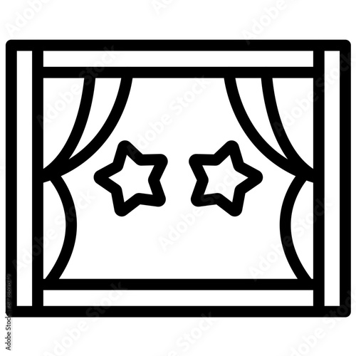 Film Premiere vector icon illustration of Filmmaking iconset.