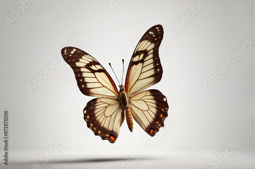 Obraz na płótnie butterfly on a white background w salonie