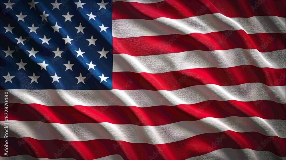 Representation of the american flag for us national loyalty day celebration Representation of the american flag for us national loyalty day celebration