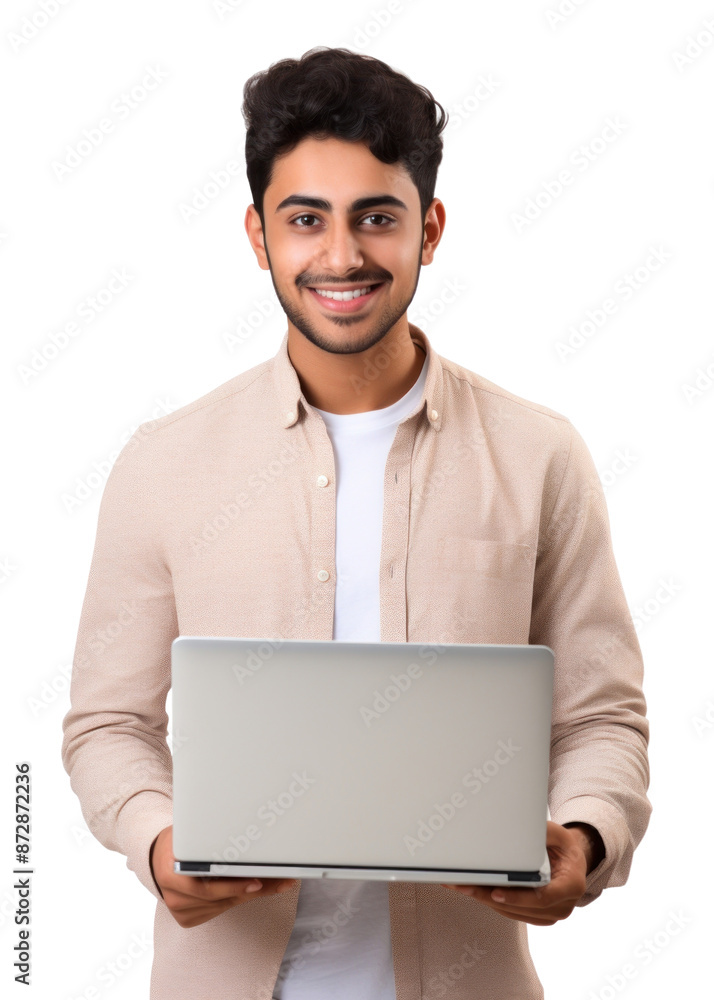 PNG Student using a laptop computer portrait smile. PNG Student using a laptop computer portrait smile.