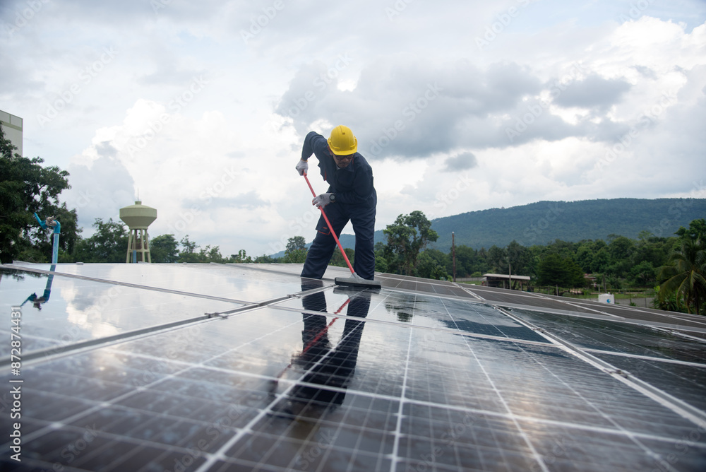 custom made wallpaper toronto digitalcleaning staff Solar panels are making up the photovoltaic system on the roof.