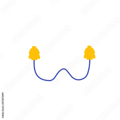 earplugs vector illustration