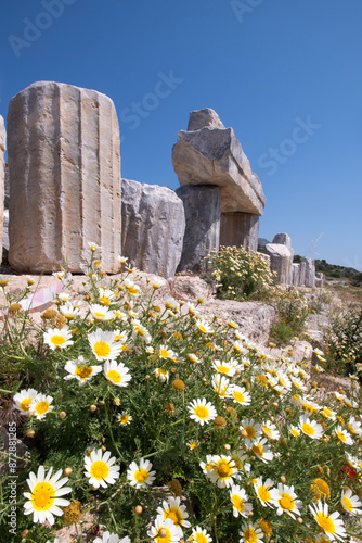 Knidos Ancient City in Datca Peninsula.
Column ruins of Knidos Ancient City in Datça (Datca), Muğla, Turkey.
Beautiful Bay near Knidos Ancient City in Datca Peninsula.