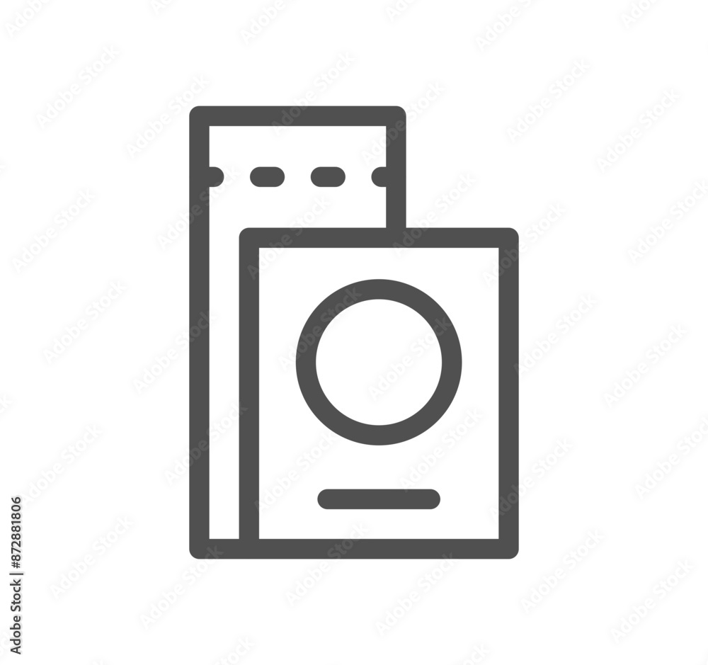 Travel and tourism icon outline and linear vector.
Travel and tourism icon outline and linear vector.