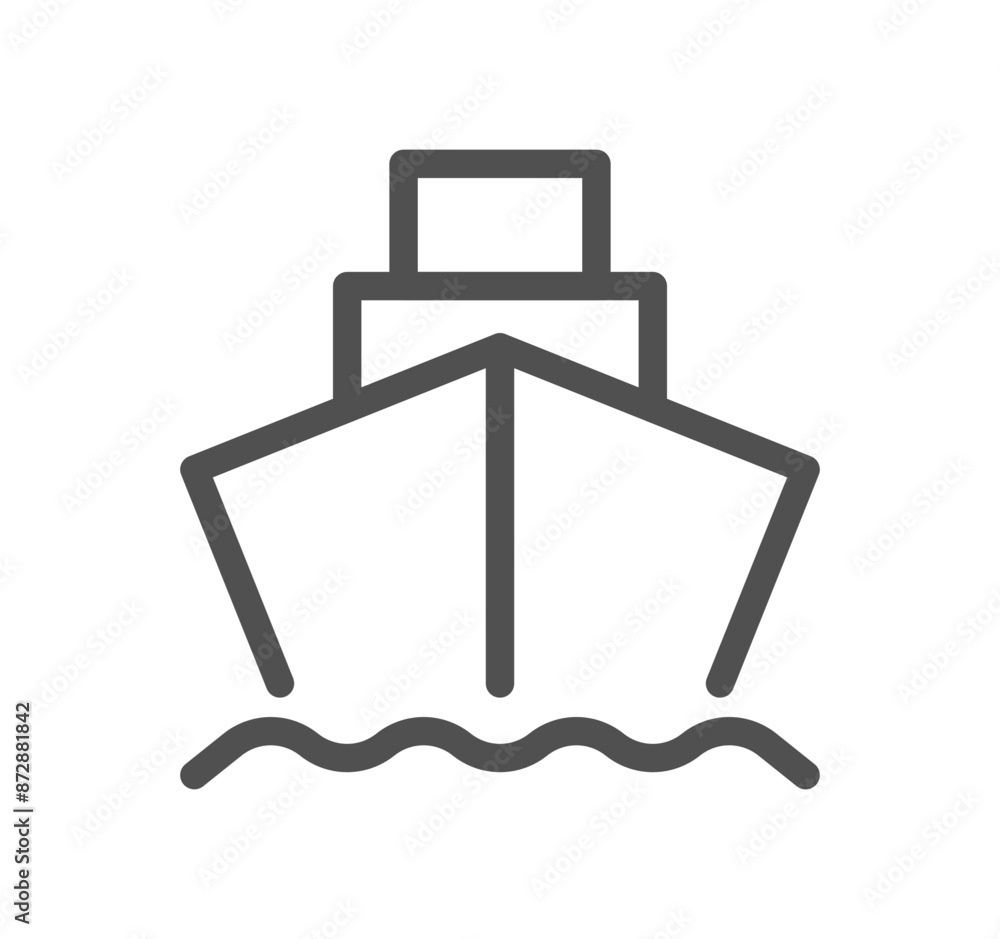 Travel and tourism icon outline and linear vector.
Travel and tourism icon outline and linear vector.