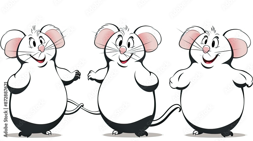 Fototapeta premium an obese mouse 
