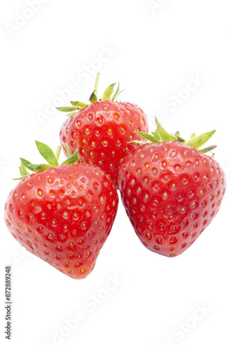 strawberry isolated on transparent background