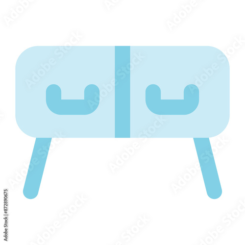 dresser icon for illustration