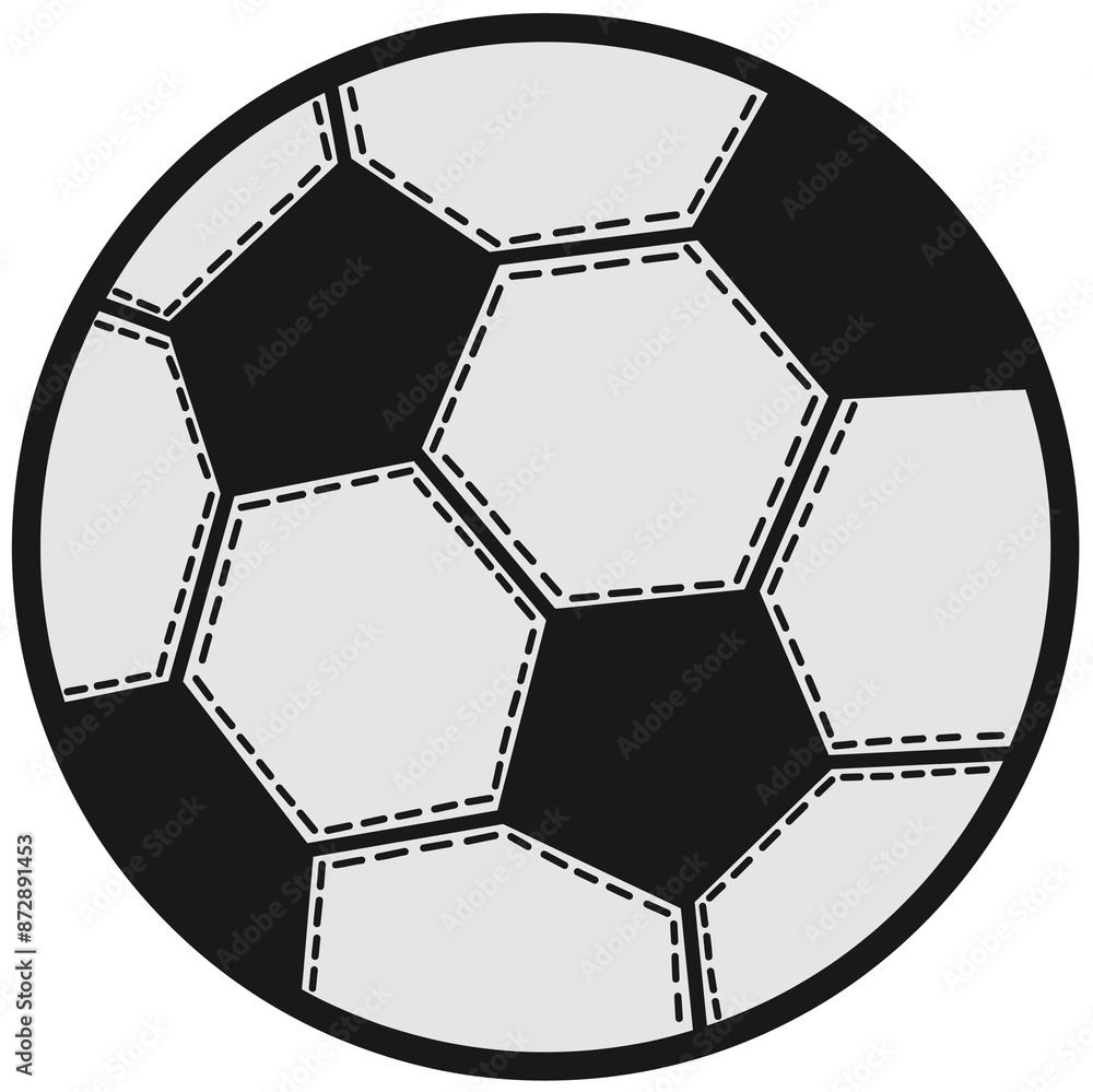 Stylized Soccer Ball Stylized Soccer Ball