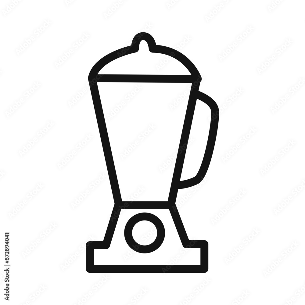 Blender icon linear vector graphics sign Blender icon linear vector graphics sign