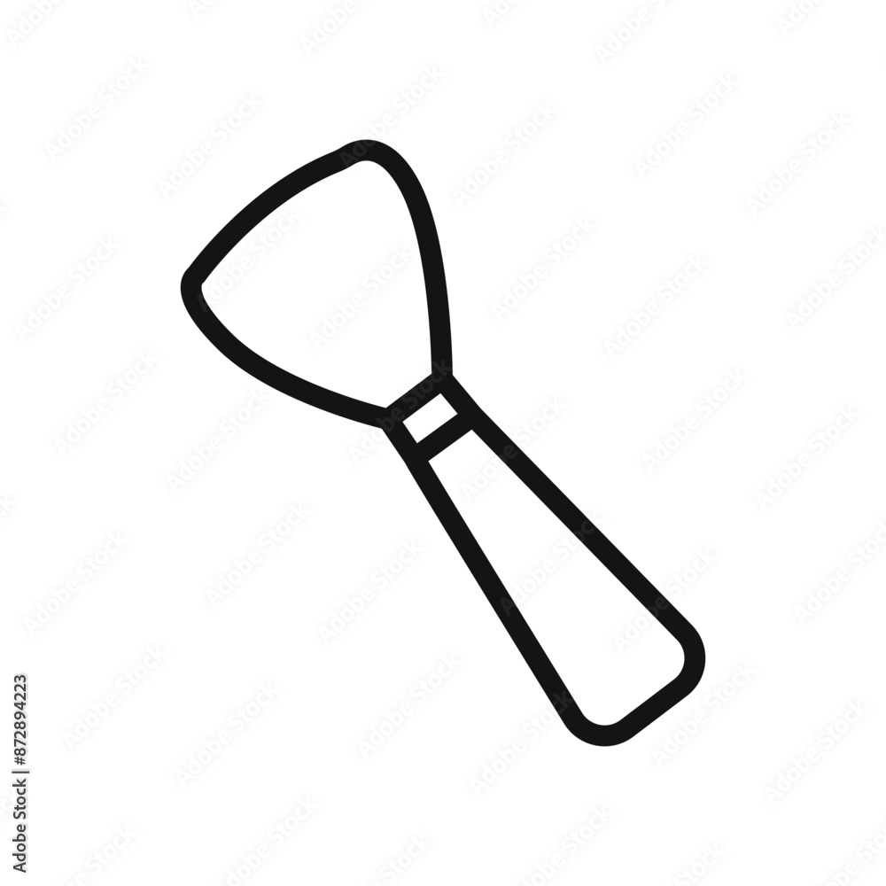 makeup brush icon linear vector graphics sign makeup brush icon linear vector graphics sign