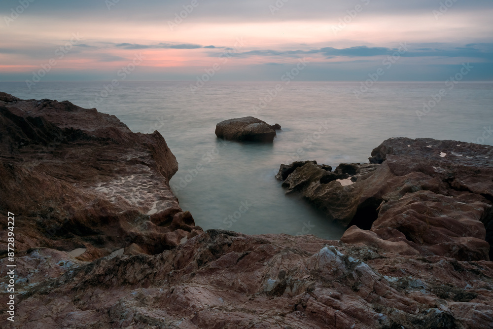 Balochistan, Pakistan - April 18, 2024: Sunset view Gaddani Beach Balochistan Pakistan Balochistan, Pakistan - April 18, 2024: Sunset view Gaddani Beach Balochistan Pakistan
