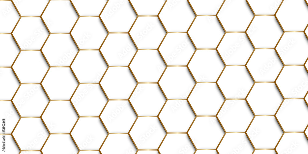 Abstract rhombus geometric seamless pattern vector background golden abstract graphic background with thin wavy lines, delicate seamless hexagon tile background, vector illustration. Abstract rhombus geometric seamless pattern vector background golden abstract graphic background with thin wavy lines, delicate seamless hexagon tile background, vector illustration.