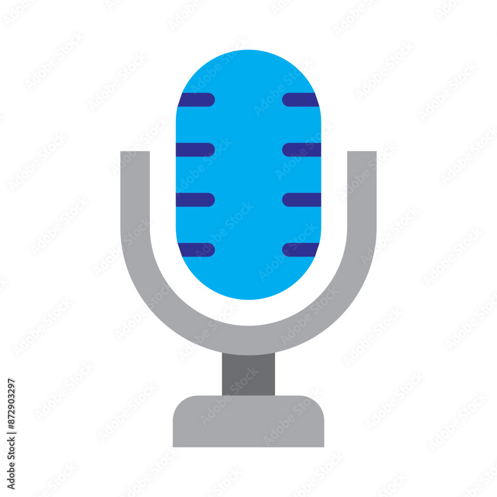 microphone Vector Flat Icon Design microphone Vector Flat Icon Design