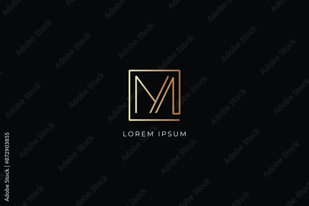 MA letter modern minimal brand design modern style creative golden wordmark design typography illustration, ma typo, m logo design MA letter modern minimal brand design modern style creative golden wordmark design typography illustration, ma typo, m logo design