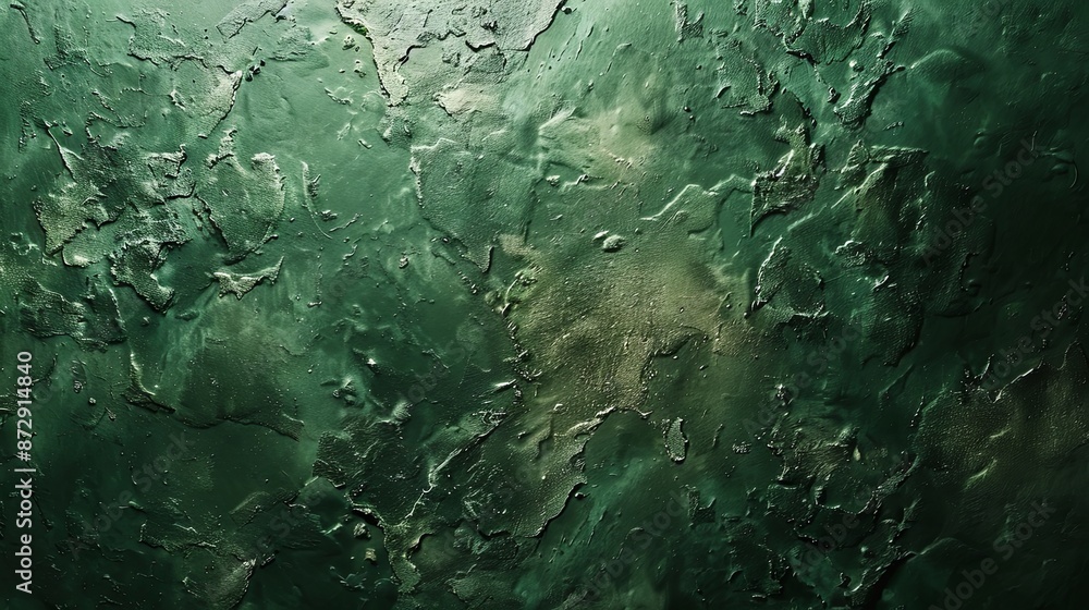 Design of a textured background in retro green cement Design of a textured background in retro green cement
