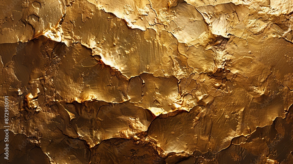 Design with a textured gold metal surface Design with a textured gold metal surface