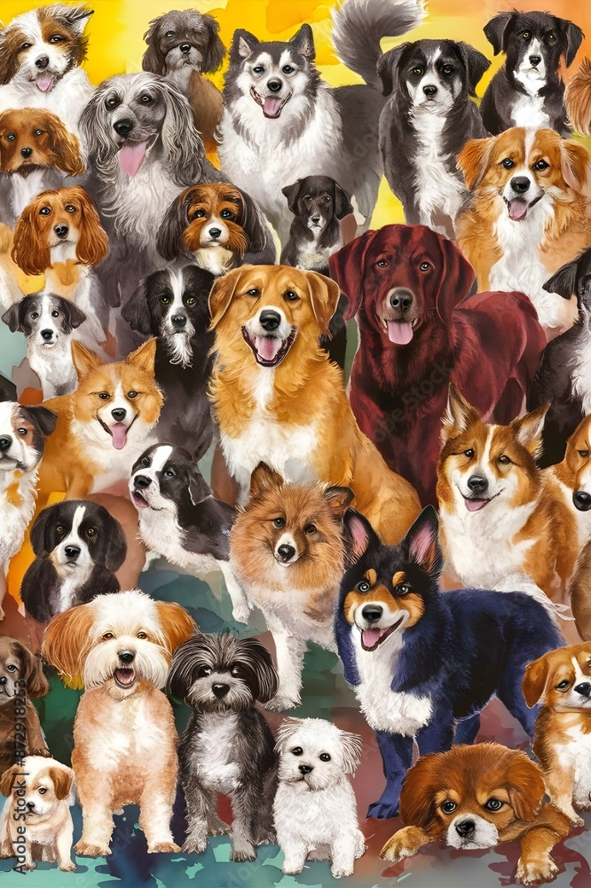 group of puppies group of puppies
