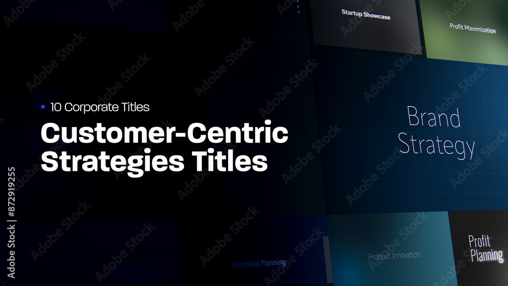 Controlling Title Customer Centric Strategies Titles | 10 Motion Titles with Control ...
