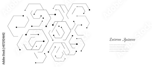 幾何学 抽象 六角形 回路 科学 背景 透過