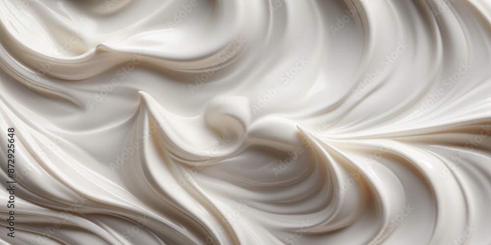 Abstract Whipped Cream Texture Abstract Whipped Cream Texture