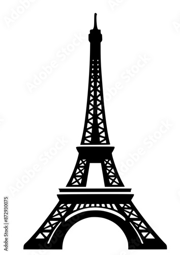 Eiffel Tower SVG, Paris SVG, France SVG, Wonder of the world, Journey, Eiffel Tower Silhouette, Eiffel Tower Vector, Clipart, Cut file for Cricut SVG, JPG, PNG