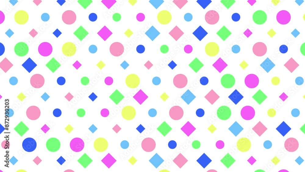 abstract polka dots geometric floating loop background abstract polka dots geometric floating loop background