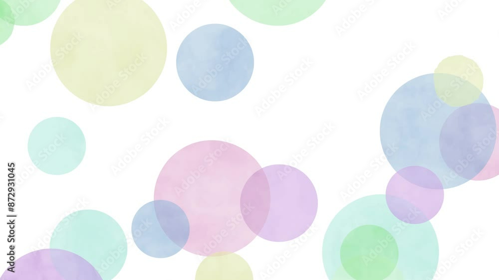 particle slowly rising shape watercolor bubble loop background particle slowly rising shape watercolor bubble loop background