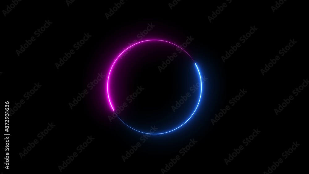 Abstract Beautiful Neon circle icon concept illustration background. Abstract Beautiful Neon circle icon concept illustration background.