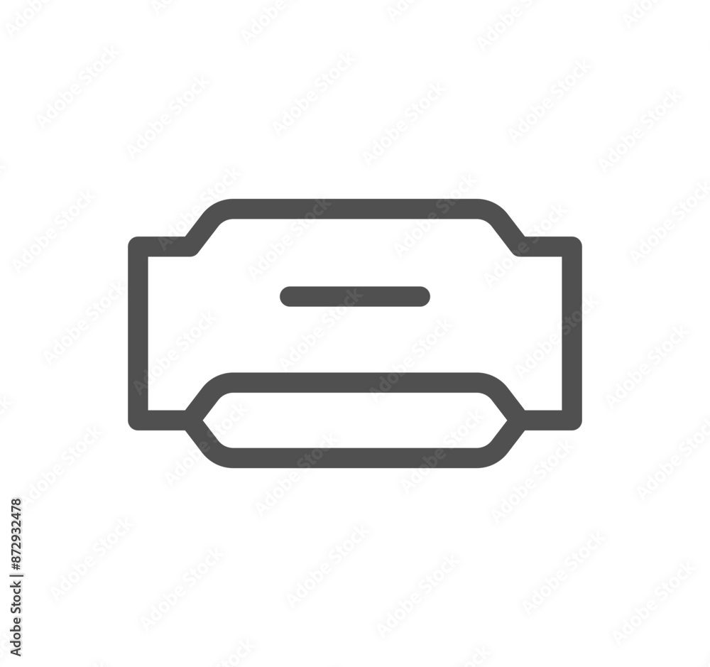 Health and hygiene related icon outline and linear vector.
Health and hygiene related icon outline and linear vector.